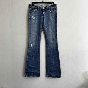 PAIGE Medium Wash Flare Jeans